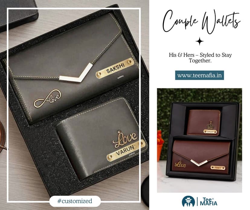 Couple’s Personalized Wallet Set
